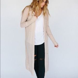 Free People Maxi Cardi